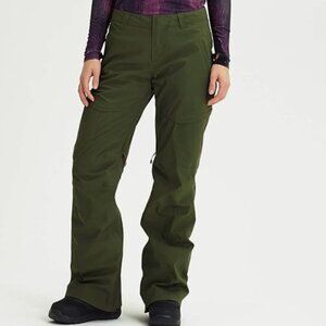 NWT - Burton Women's AK Gore-Tex Summit Snow Pant dark green forest night Large